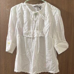 Coach Broderie Anglaise Bib Shirt